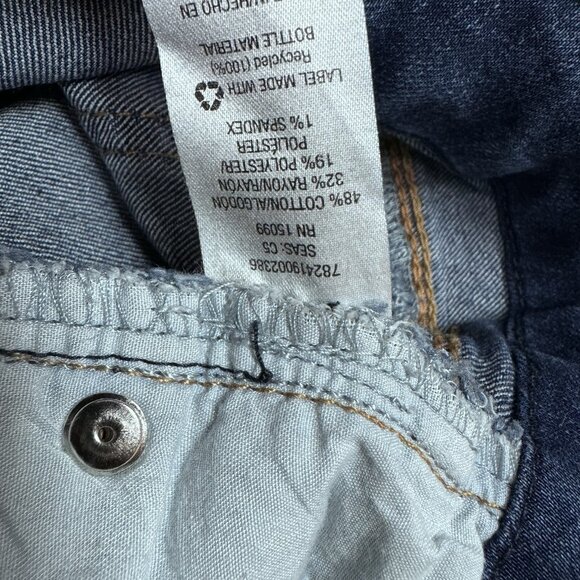 Metaphor Jeans Blue Distressed Skinny Pockets Women’s Size 10 - Picture 12 of 13